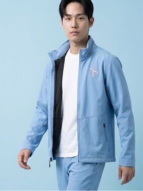 NIKE Sphere Hybrid Light Blue Water Resist Therma Fit F/Z Jacket NEW Mens M